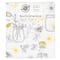 Gray &#x26; Yellow Mason Cotton Fabric by Loops &#x26; Threads&#x2122;